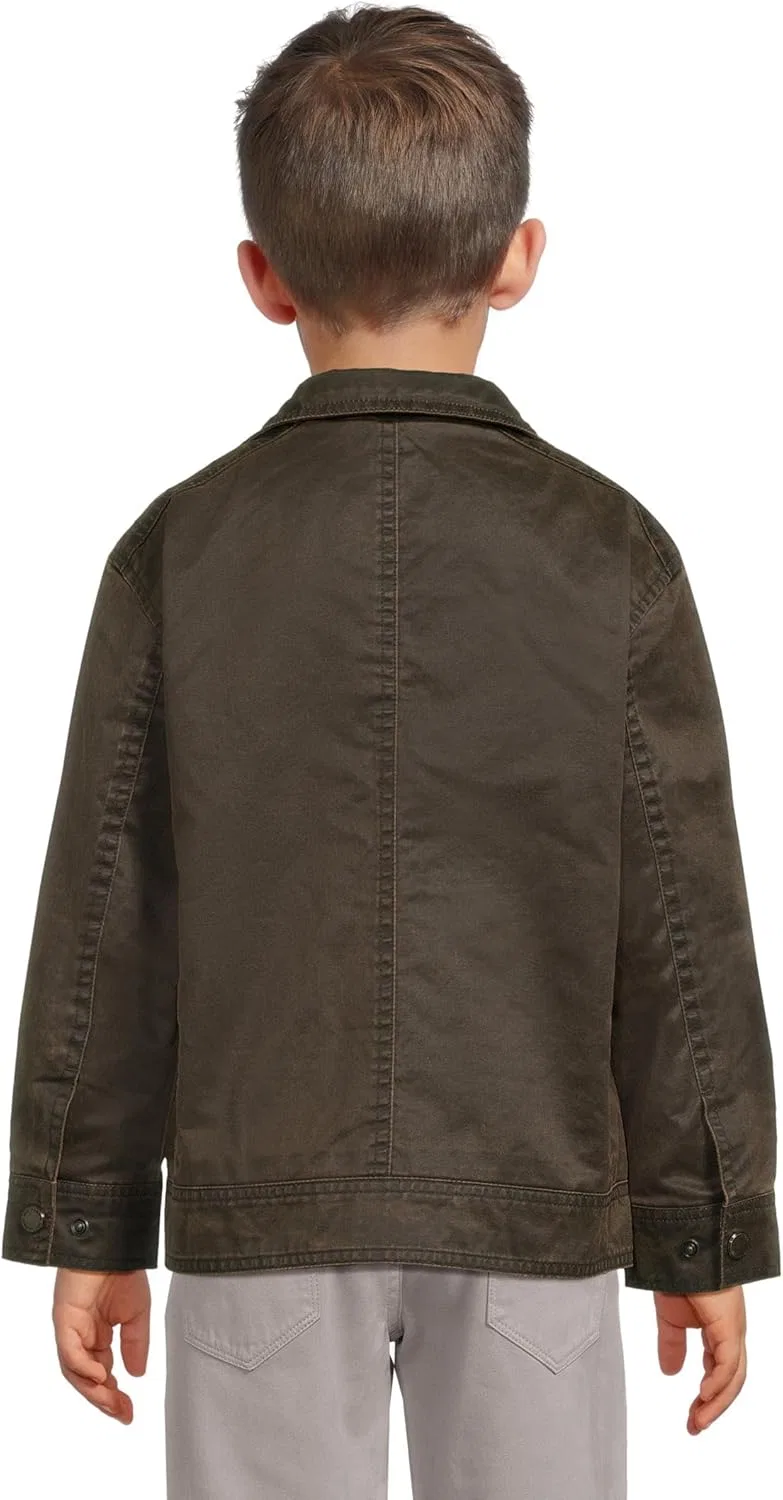 Куртка Johnston & Murphy Antique Cotton (Big Kid), коричневый — фото 2