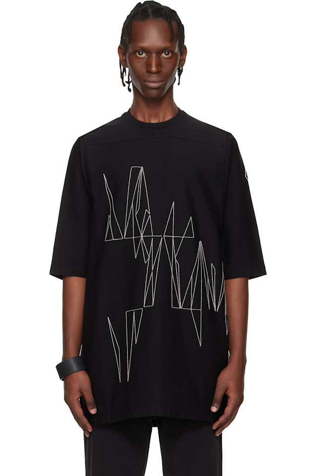 

Футболка Moncler + Rick Owens Jumbo SS, черный