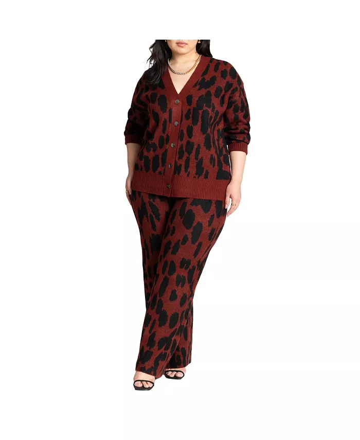 

Женский свитер с интарсией Plus Size Eloquii, мультиколор