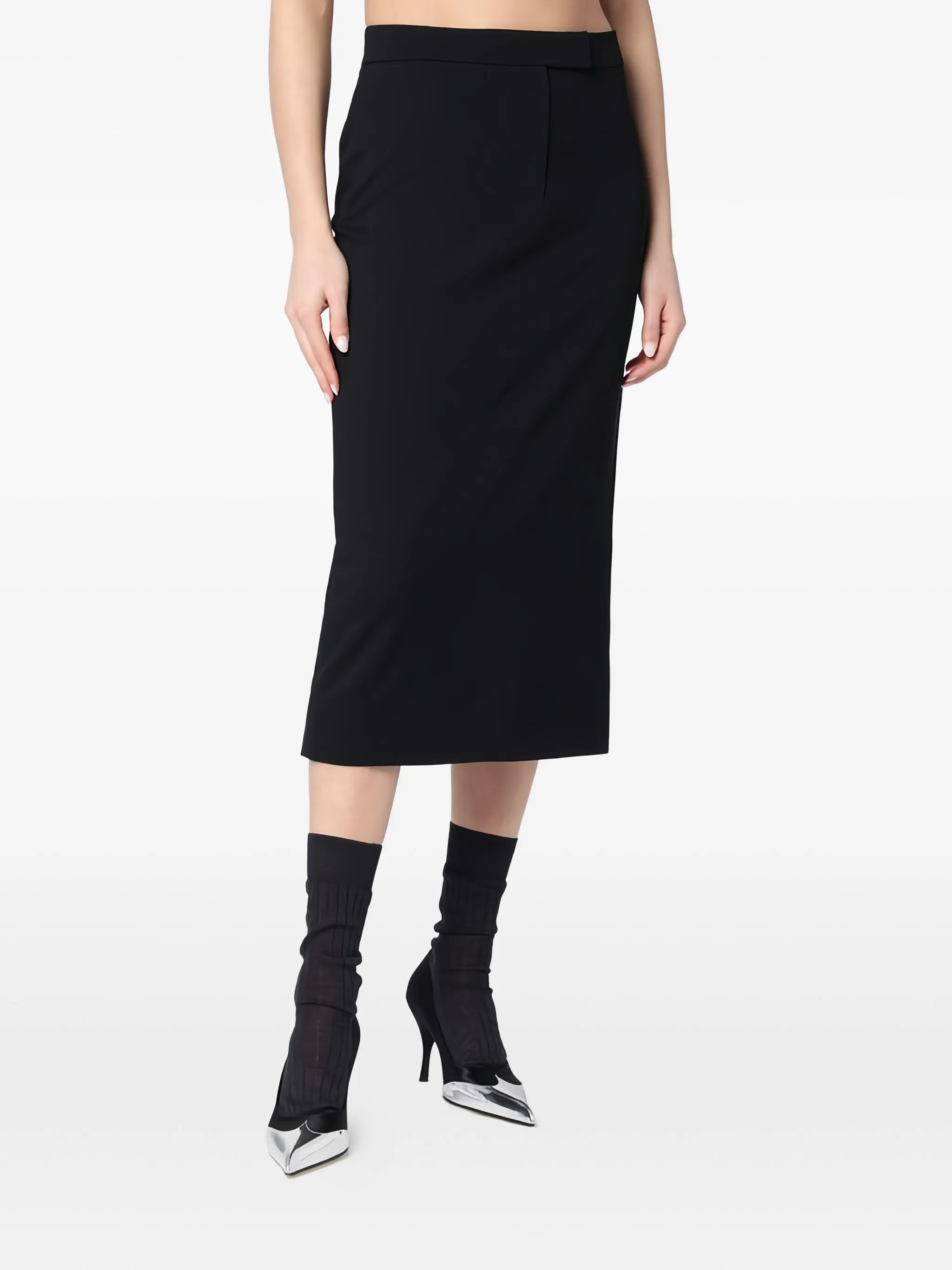 

Юбка-карандаш длины миди Calvin Klein, черный