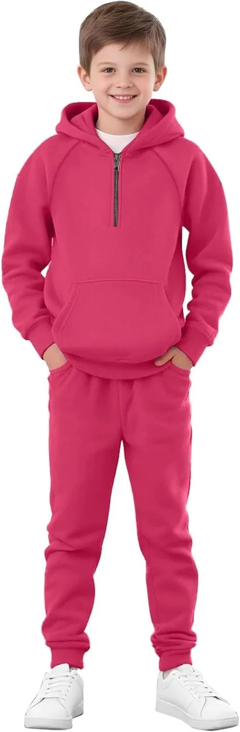 Детский спортивный костюм из флиса, 2 предмета, Hot Pink