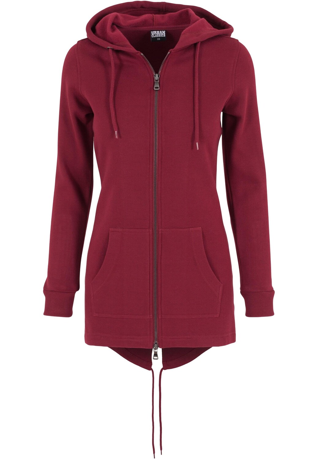 

Толстовка Urban Classics Zip Kapuzenpullover, бордовый