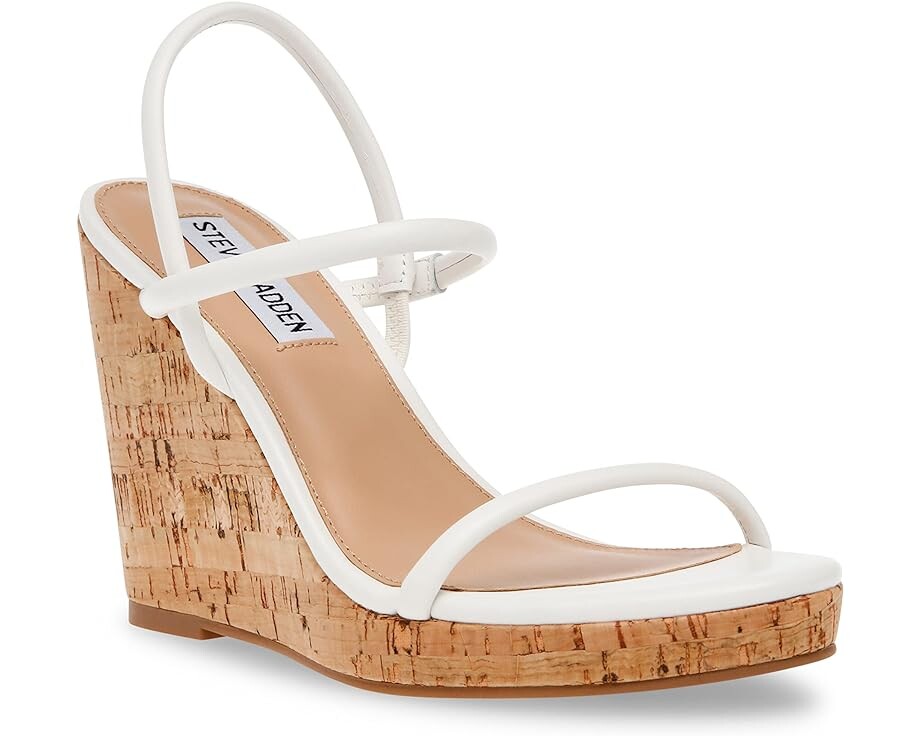 

Туфли Steve Madden Udell Wedge Sandal, цвет White Cork