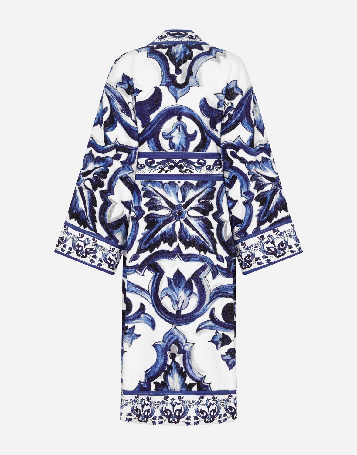 Махровый хлопковый халат Dolce & Gabbana, мультиколор — фото 2
