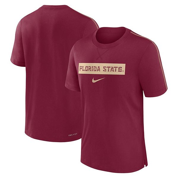 

Мужская футболка florida state seminoles 2024/25 sideline player performance tri-blend Nike