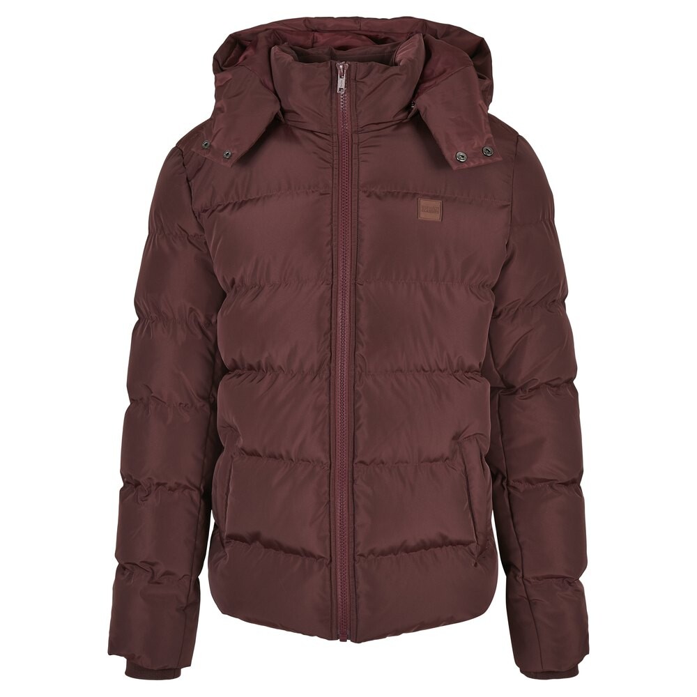 

Куртка Urban Classics Hooded Puffer-Big, красный