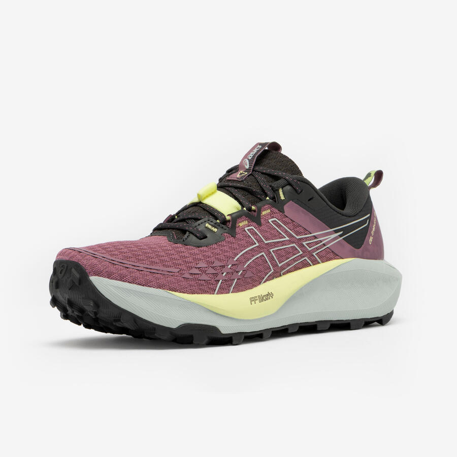 Кроссовки для бега по пересеченной местности для женщин Asics - Gel Trabuco 13 фиолетово-черные — фото 3