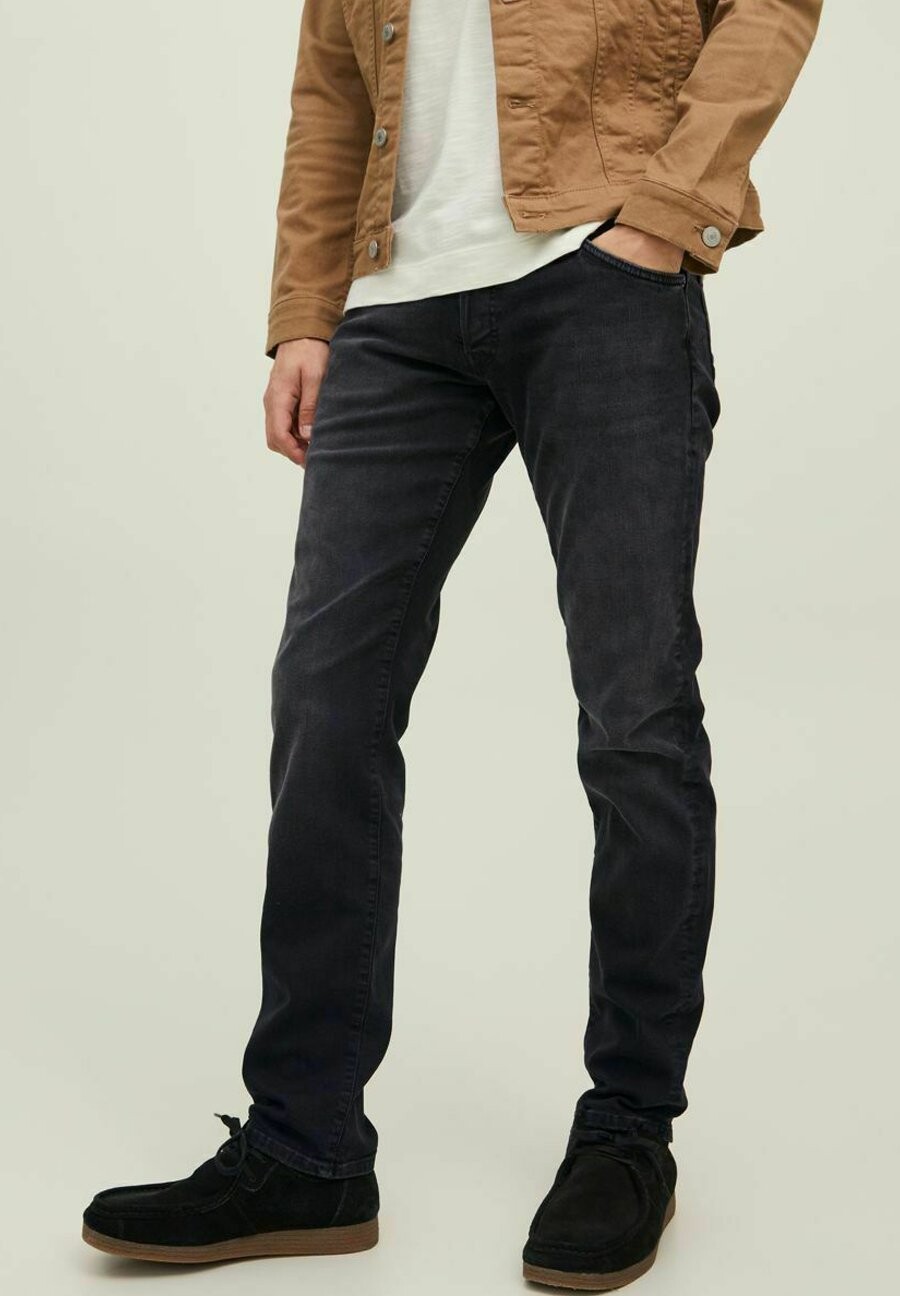 

Джинсы узкого кроя Jack & Jones, черный деним