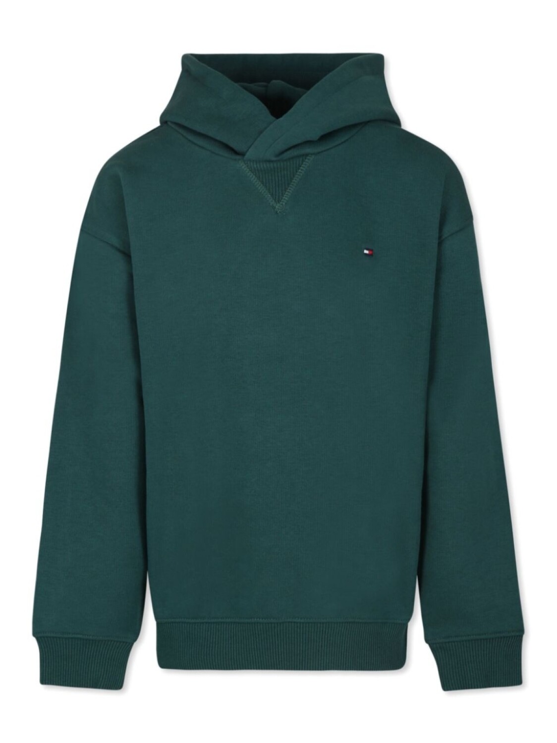 

Худи с вышитым логотипом Tommy Hilfiger Junior, зеленый