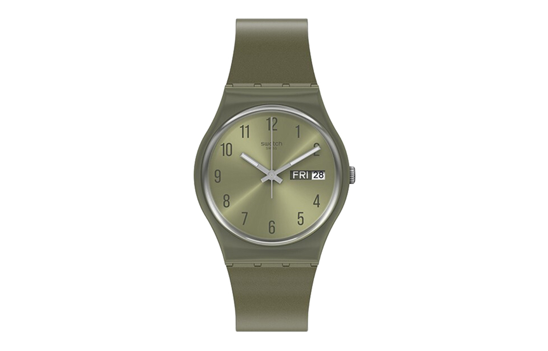 

Унисекс часы Gent Series 34 мм зеленые GG712 SWATCH