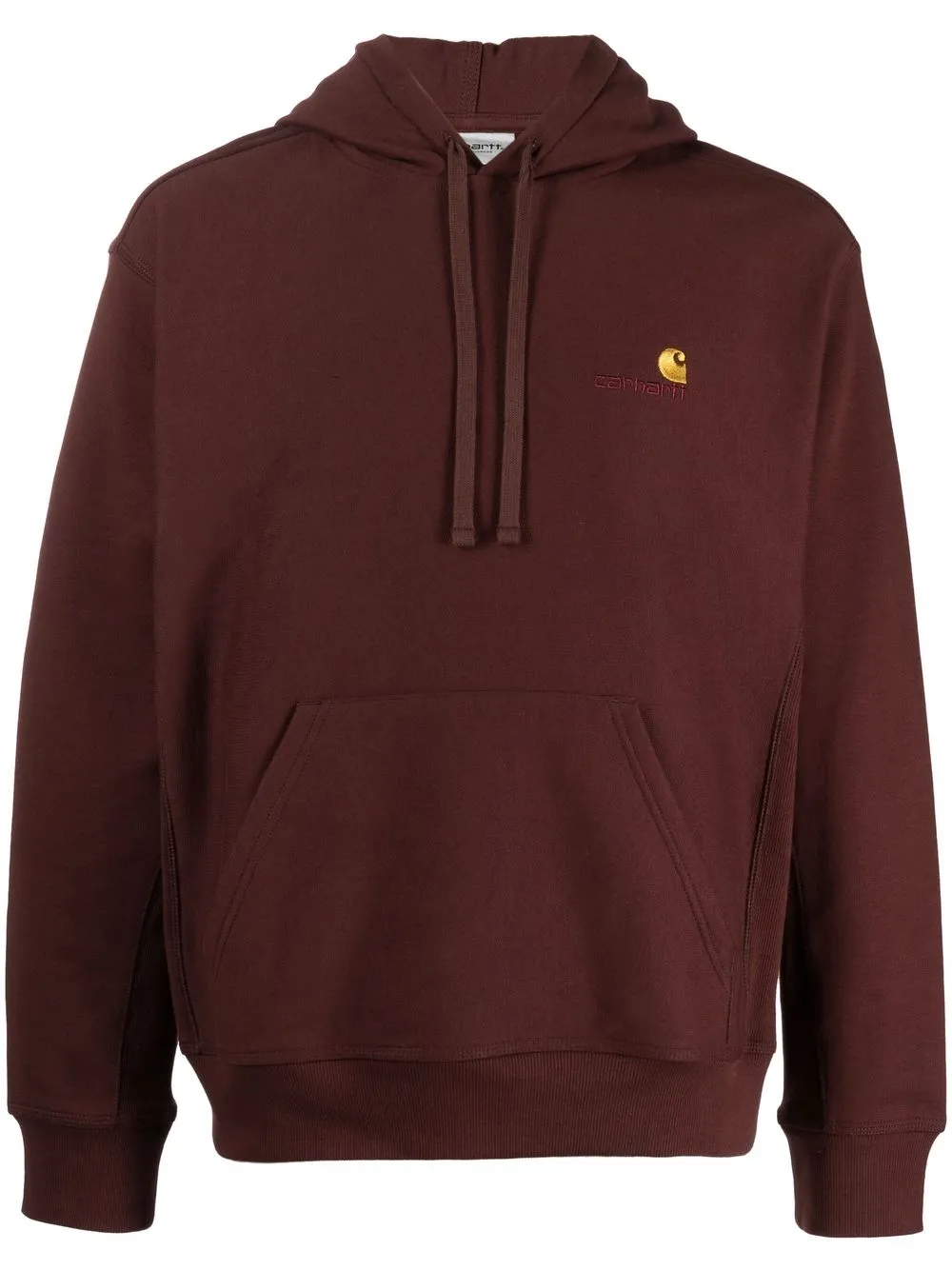 

Худи с вышитым логотипом Carhartt Wip, коричневый