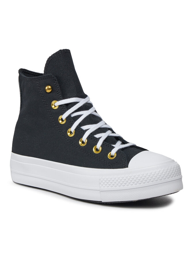 Кроссовки Chuck Taylor All Star Lift Platform Star Studded A05453C Converse, черный — фото 2