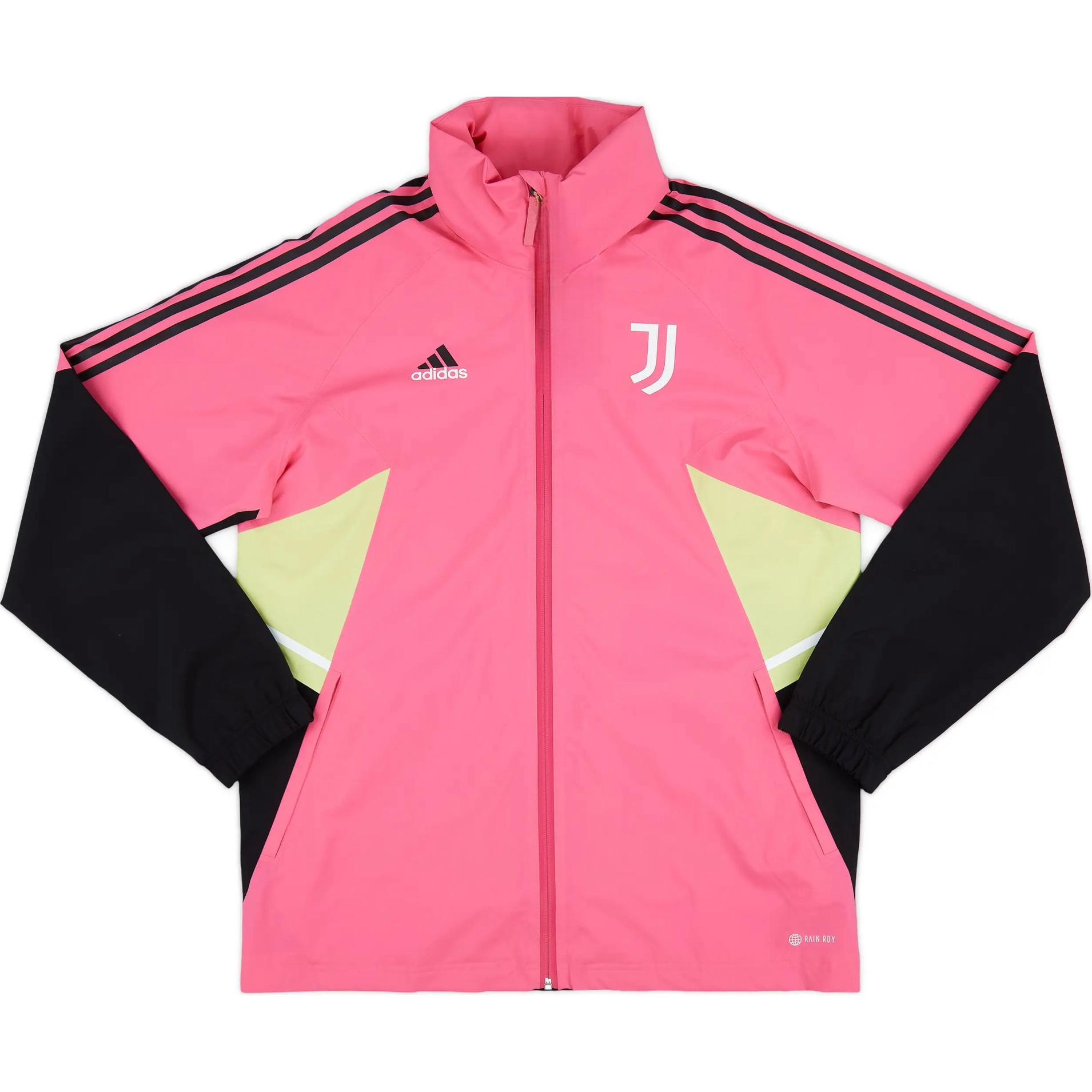 Adidas Куртка Ювентус унисекс розово-черная, Pink Black — фото 3