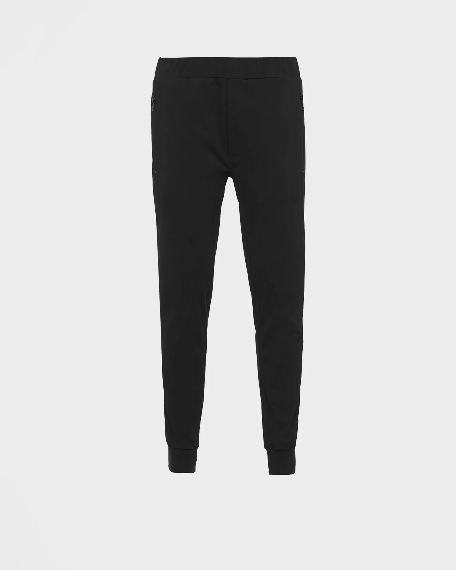 Брюки из технического хлопка и Re-Nylon Prada, черный