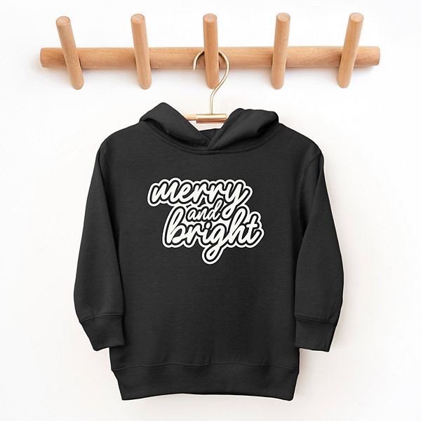 Толстовка Merry & bright outline puff для малышей The Juniper Shop, Black — фото 3