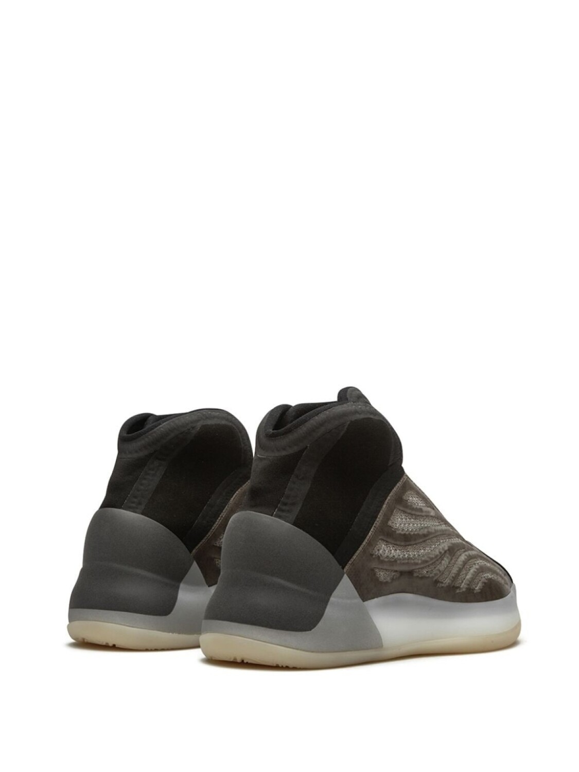 Высокие кроссовки QNTM Adidas Yeezy Kids, бежевый — фото 3