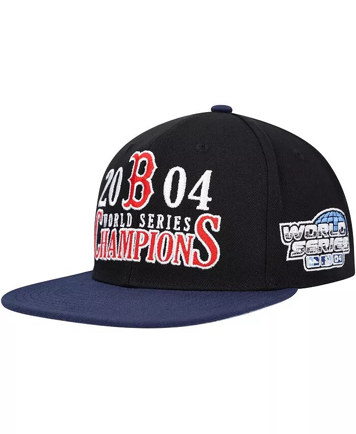 

Мужская черная бейсболка Boston Red Sox World Series Champs Snapback Mitchell & Ness