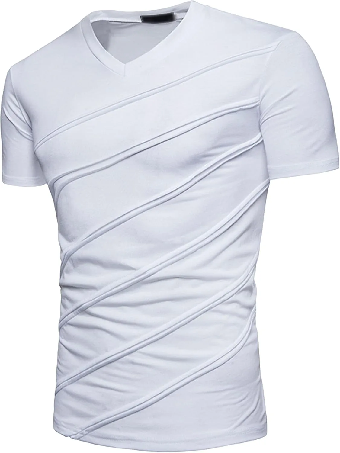 

Майифу-GJ мужская модная футболка с V-образным вырезом и короткими рукавами Maiyifu-GJ