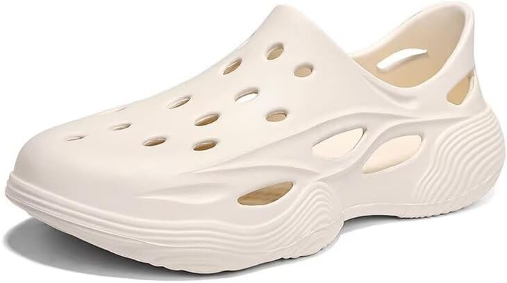 

Мужские нескользящие легкие спортивные сандалии для летнего использования, для прогулок дома и на улице, кемпинга, воды и пляжа Zonkacen, бежевый