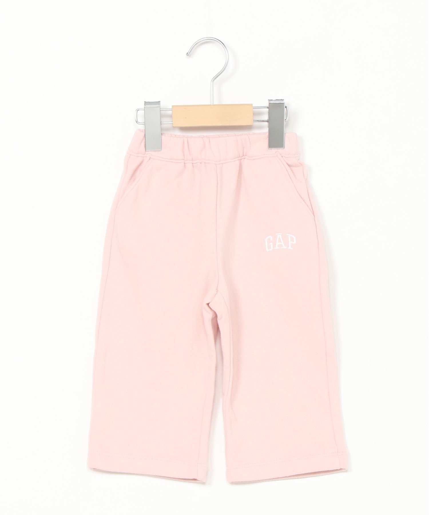 (K) Винтажные мягкие широкие штанишки на резинке (детские) GAP, MISTY_ROSE — фото 3
