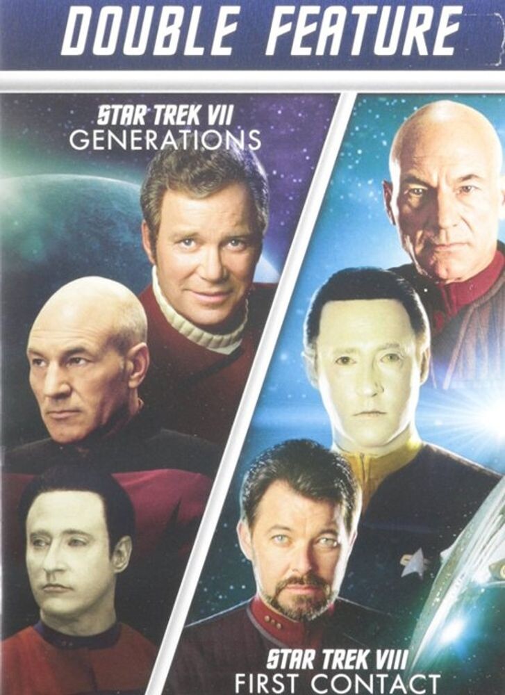 

Диск DVD Star Trek Vii: Generations / Star Trek Viii (2pc)