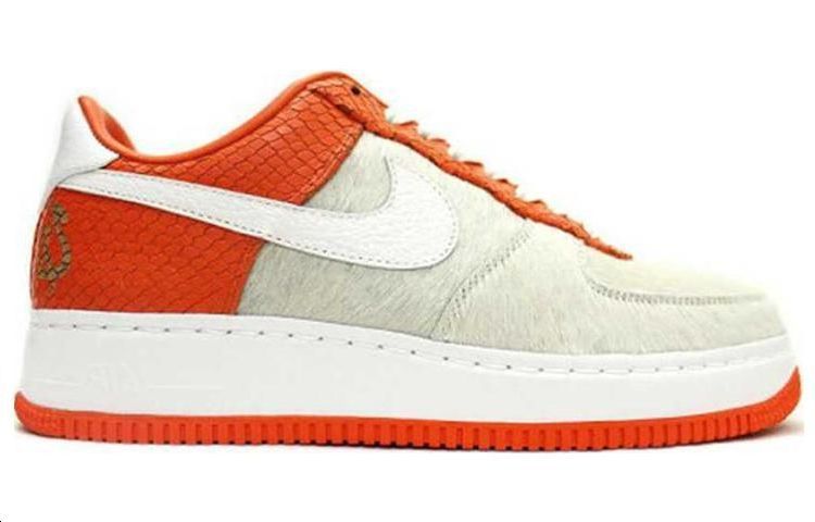 Футболка Air Force 1 Low Premium Supreme I/O Dice K Matsuzaka Daisuke 2007 Nike, оранжево-серая — фото 2