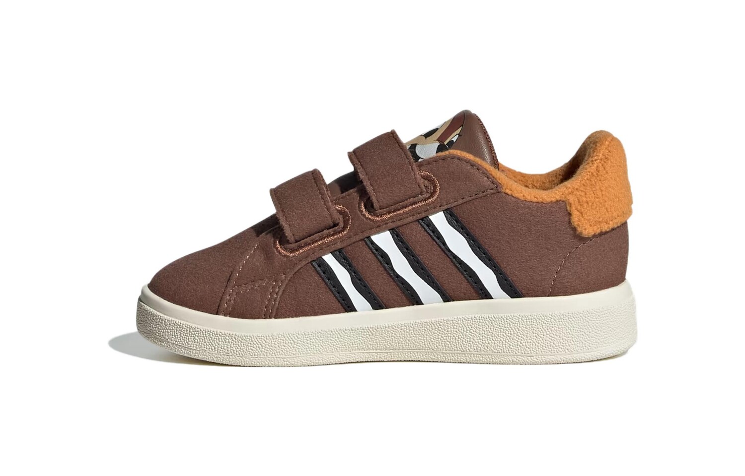 

Кроссовки Adidas Grand Court Disney Chipmunks Preloved Brown Core Black Off White TD, коричневый
