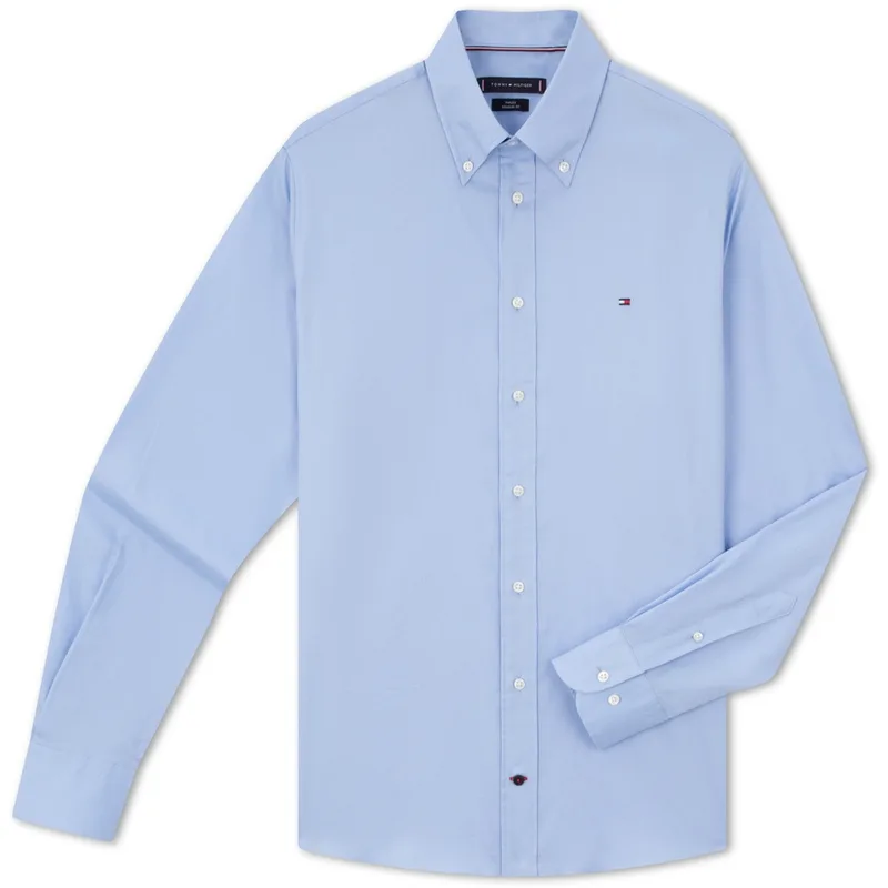 Рубашка мужская с лацканом Tommy Hilfiger, Light Blue 0GZ