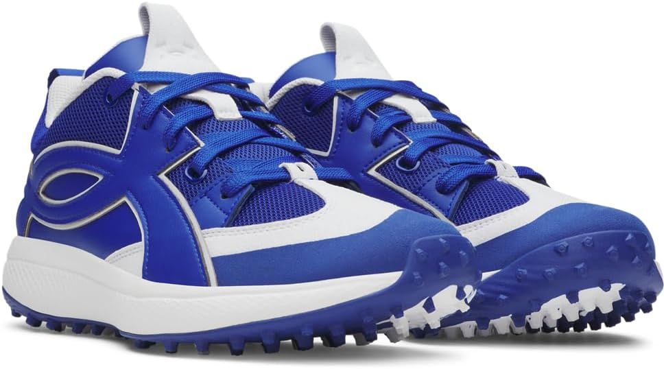 Under Armour мужские бейсбольные бутсы Yard Icon Turf, (400) Royal/White/Royal — фото 2