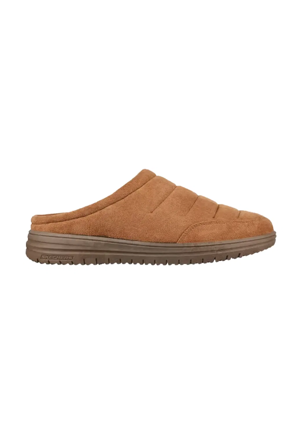 Тапочки домашние на микроволокне Skechers, коричневый — фото 2