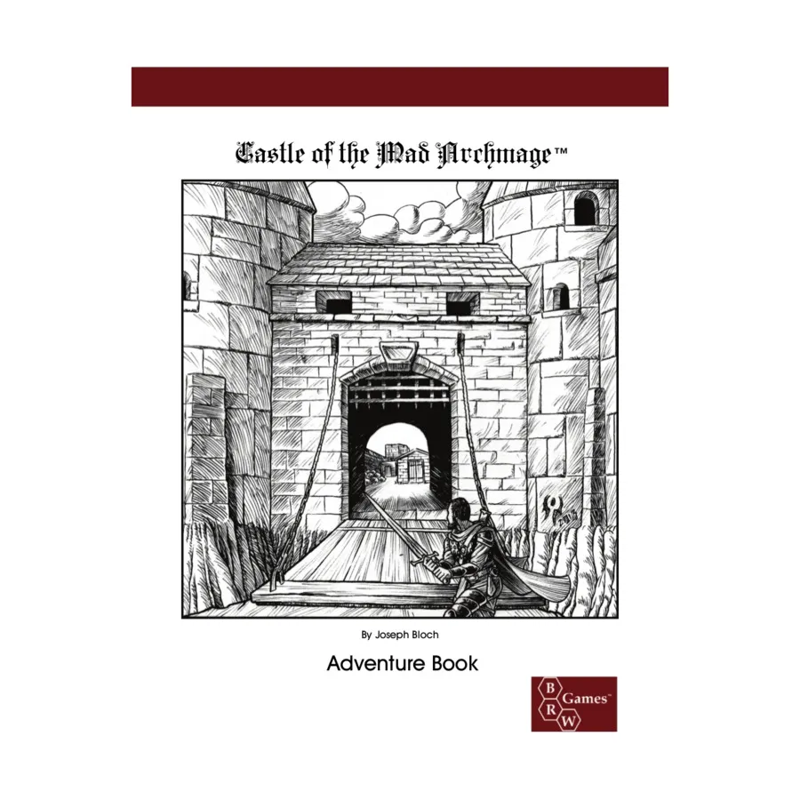

Castle of the Mad Archmage - Adventure Book, Adventures Dark and Deep, твердый переплет