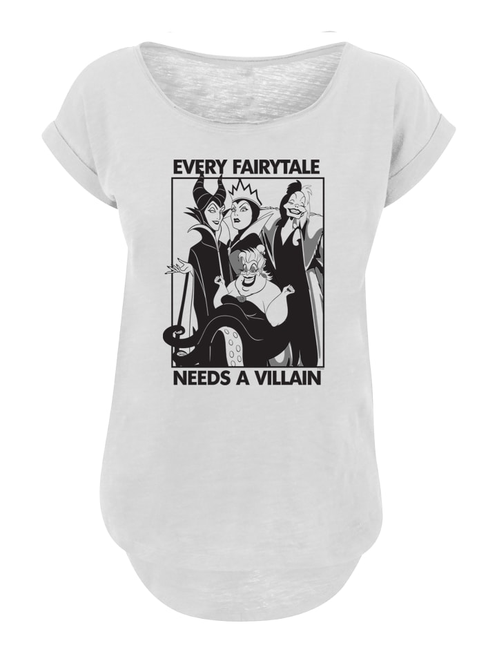 

Футболка Disney Classic Villains белого цвета F4NT4STIC, Белый, Футболка Disney Classic Villains белого цвета F4NT4STIC