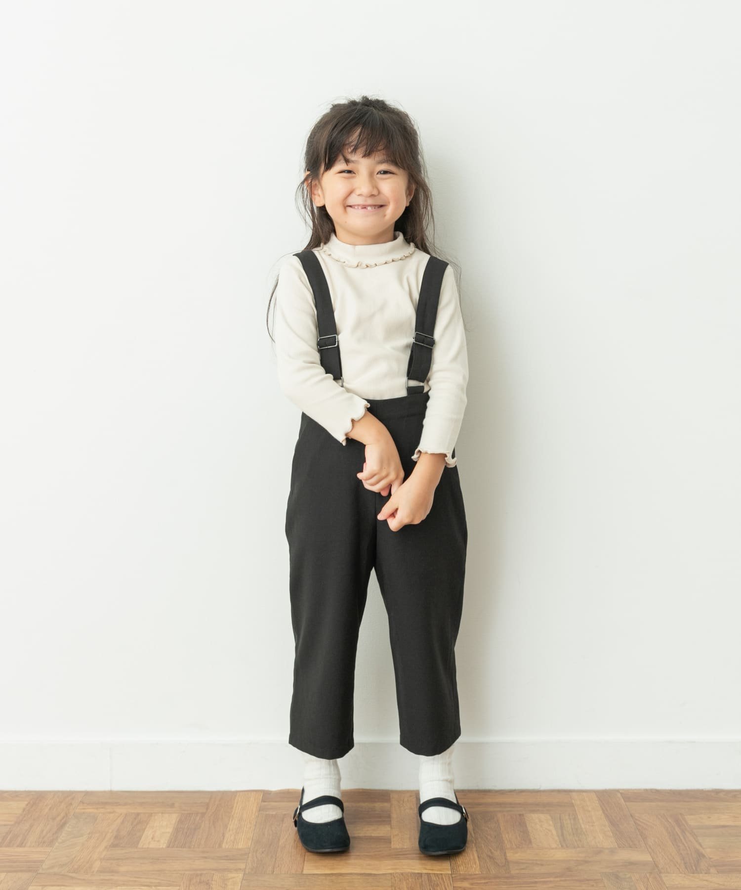 Детские брюки на подтяжках "Parent-Child Link" с удобным уходом URBAN RESEARCH DOORS, CHARCOAL — фото 4