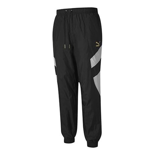 

Брюки tailored for sport worldhood pants 'black white' Puma, черный