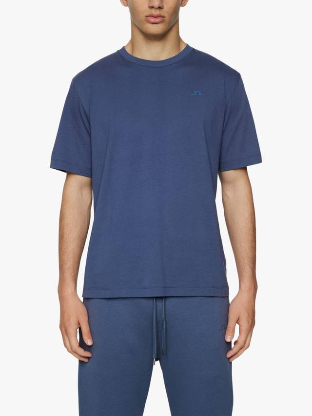 

Футболка Alpha Cotton Regular Fit с короткими рукавами J.Lindeberg, Vintage Indigo