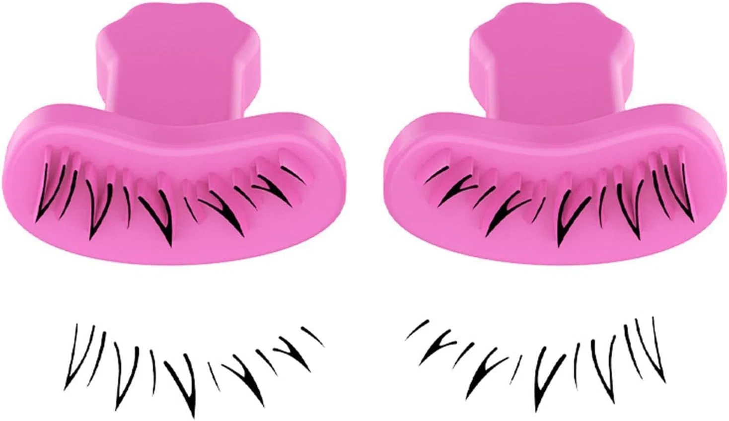 Трафарет для нижних ресниц Silicone, 1 пара Generic