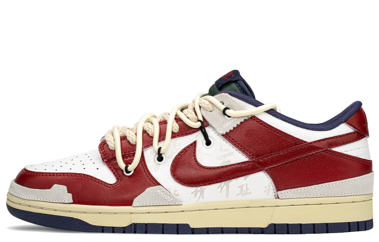 

Кроссовки Nike Dunk Skateboarding Shoes Men Low-top Red, красный