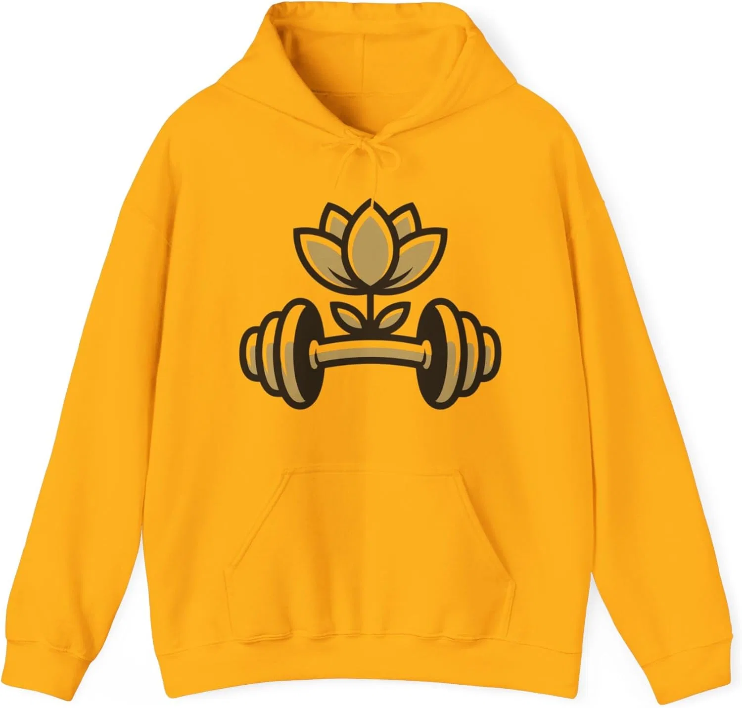 Худи Lotus Balance - мотивационная толстовка для фитнеса, одежда для спортзала, подарок для него/нее, одежда для здоровья и йоги