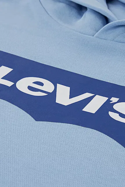 Худи детское BATWING PULLOVER HOODIE Levi's, синий — фото 4