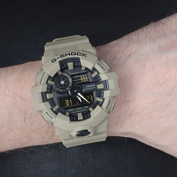 

Мужские часы CASIO Liquid Crystal/Analog Dual Display Series