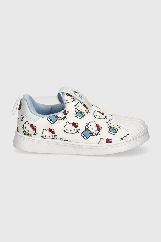 Детские кроссовки SUPERSTAR 360 x Hello Kitty adidas Originals, белый — фото 2