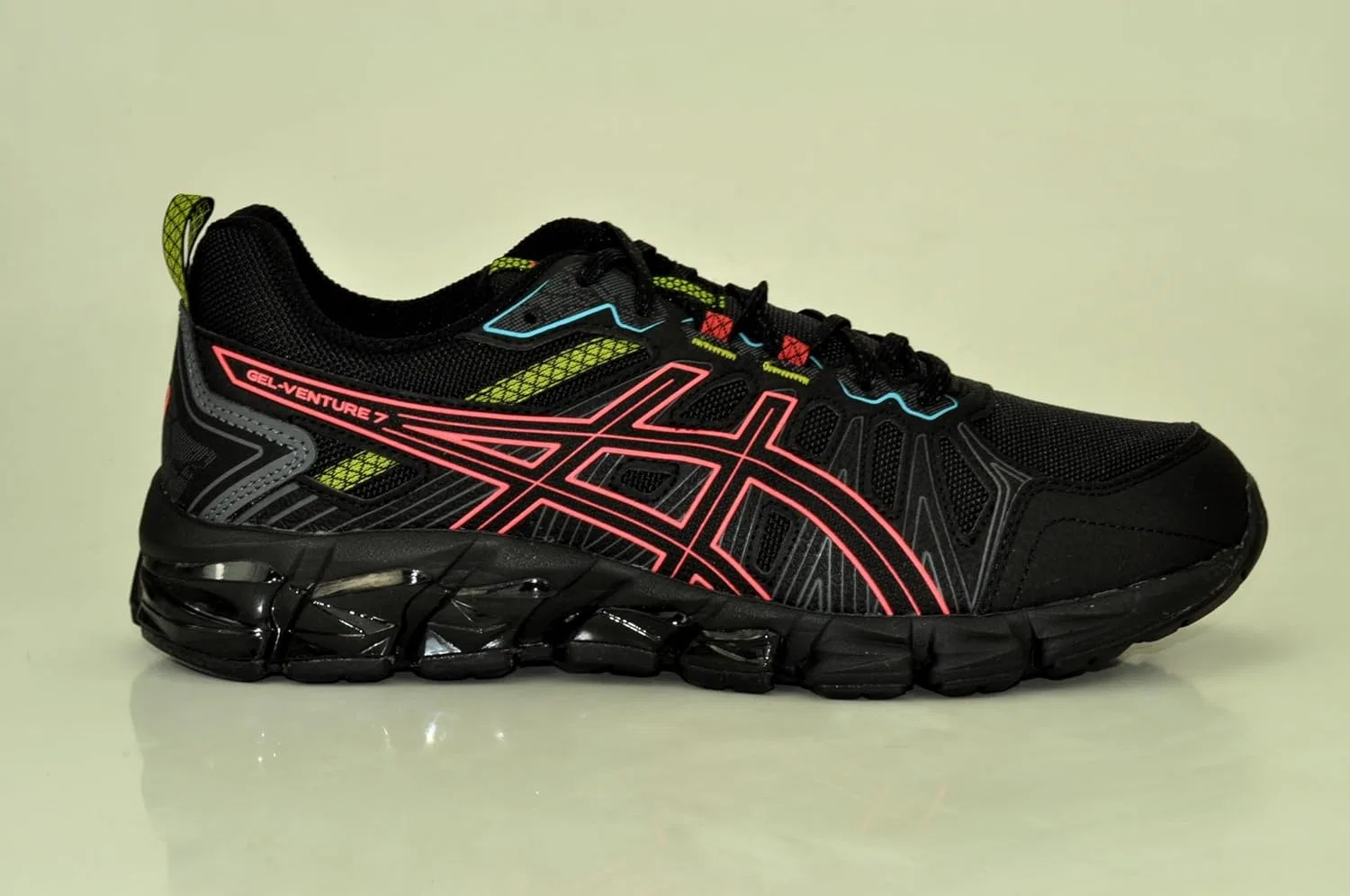 Мужские кроссовки ASICS Gel-venture 7 180, Black Diva Pink — фото 2