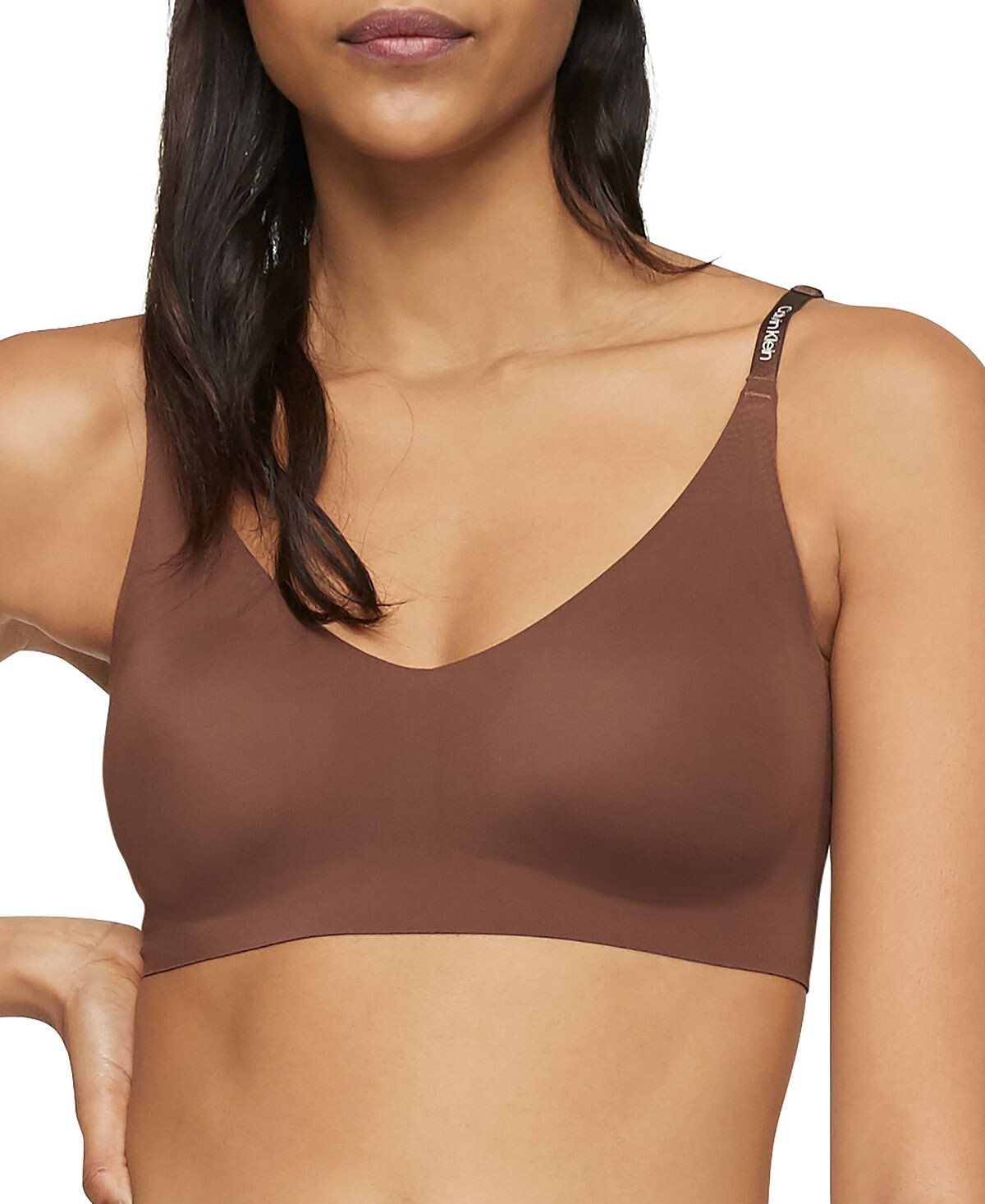 

Бюстгальтер-бралетт с треугольными чашками Invisibles Comfort QF5753 Calvin Klein