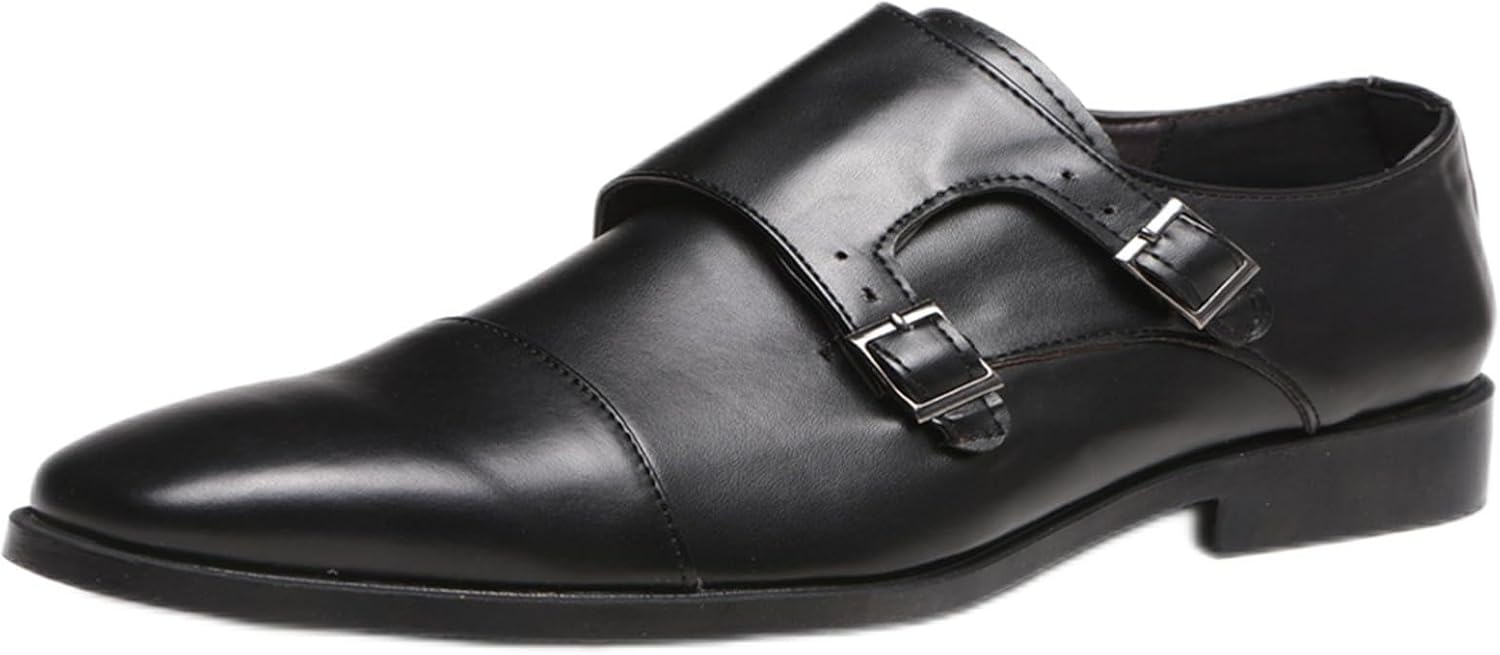 

Мужские повседневные слипоны ADMLZQQ с острым носком, свадебные туфли, роскошные деловые офисные туфли, черный