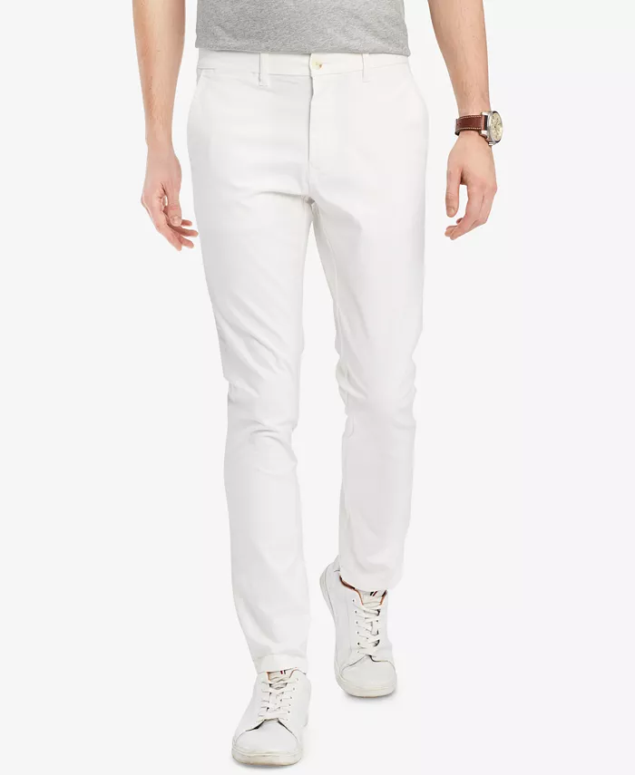

Мужские штаны-чинос TH Flex Stretch Slim-Fit Tommy Hilfiger, белый