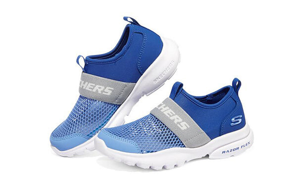 Кроссовки razor flex 'blue grey' Skechers, синий — фото 3