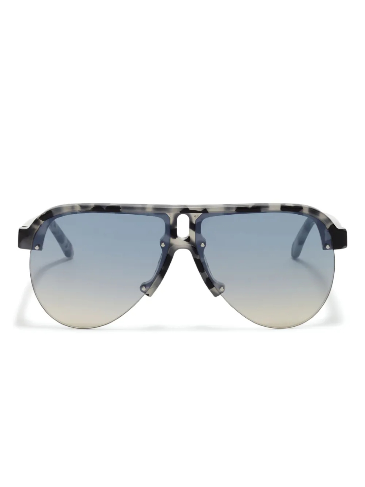 

Palm Angels Eyewear солнцезащитные очки Trinity, черный