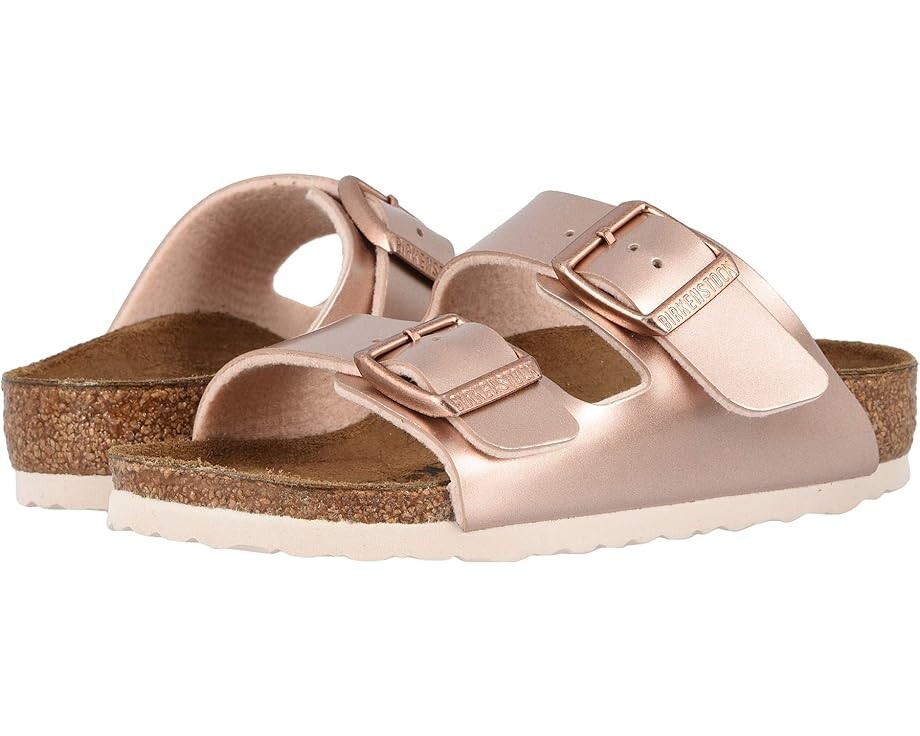 

Сандалии Birkenstock Kids Arizona, цвет Electric Metallic Copper