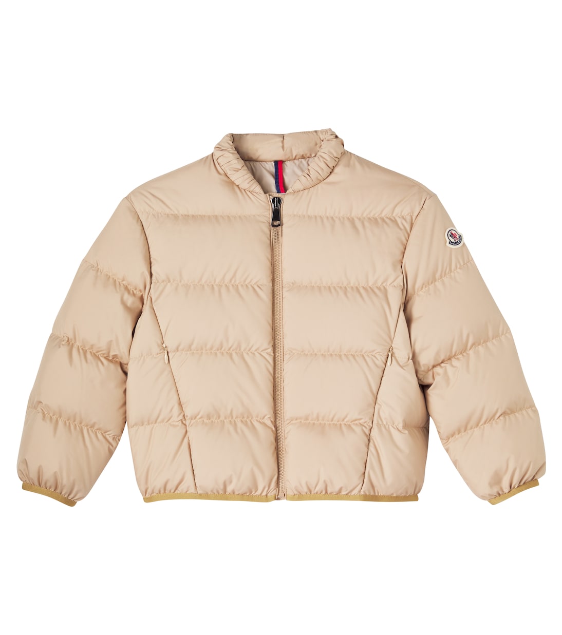 

Детская пуховая куртка Baby Ora Moncler Enfant, бежевый