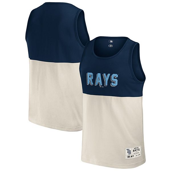 

Мужской синий топ Tampa Bay Rays Colorblock Darius Rucker Collection By Fanatics